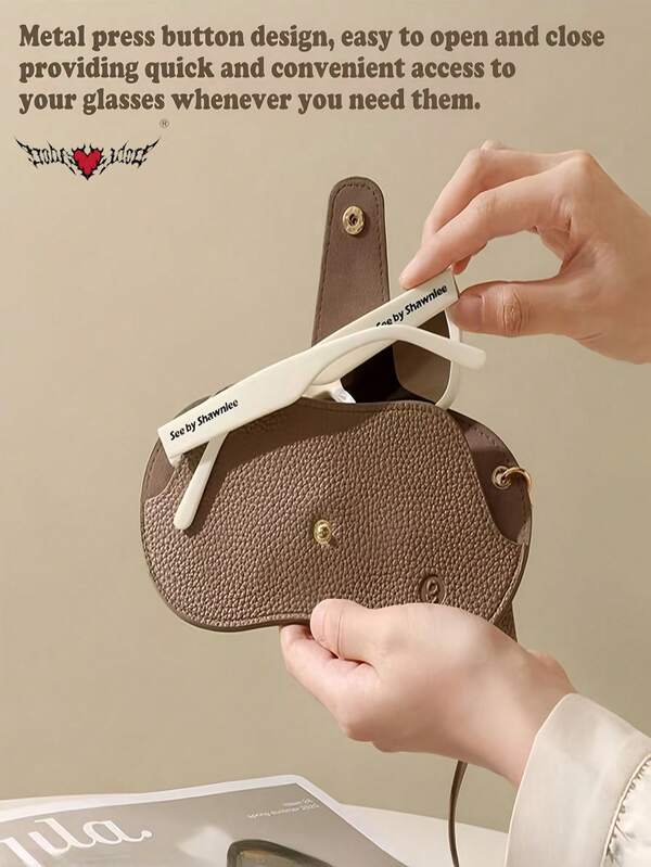 Bolsa portátil de macio para óculos de sol, estojo protetor para óculos, bolsa para óculos, caixa protetora anti-perda para pendurar óculos