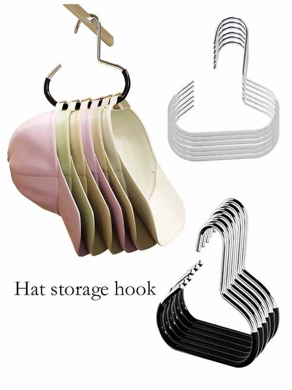 Gancio ad anello rotondo multifunzionale in acciaio inossidabile, può appendere cappelli, cinghie, cravatte, sciarpe, biancheria intima, chiavi, asciugamani, adatto per camera da letto, armadio, bagno, cucina