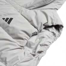 Adidas 男子冬季立領羽絨馬甲 運動型格系列 淺灰色外套 KH3996 - 金屬灰 - 查看 7
