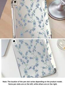 Vine Pattern Cover Compatible With IPad 10th Generation, IPad 10.2/Mini6/Mini7/9.7inch, Tablet Case Compatible With Samsung Galaxy Tab A9 Plus,3+Y Fold Anti-Bend, Reinforced Silicone Corners, Auto Wake/Sleep Function, Built-In Pencil Slot, Multi-Angle Foldable Stand - Perfect Daily Protection, Great Holiday Gift,Fashionable And Simple Pattern.