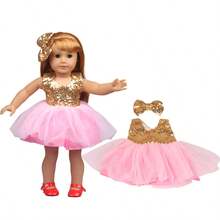 MSYO 6 Colors Available, Fashionable Doll Dress, Princess Doll Skirt, Diverse Styles, Excellent Prop For Doll Photography, Can Be Given As Birthday Or Holiday Gift For Little Girls - Multicolor - View 10