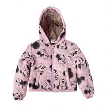 Disney Chamarra acolchada con capucha para niña - Rosa - Ver 2