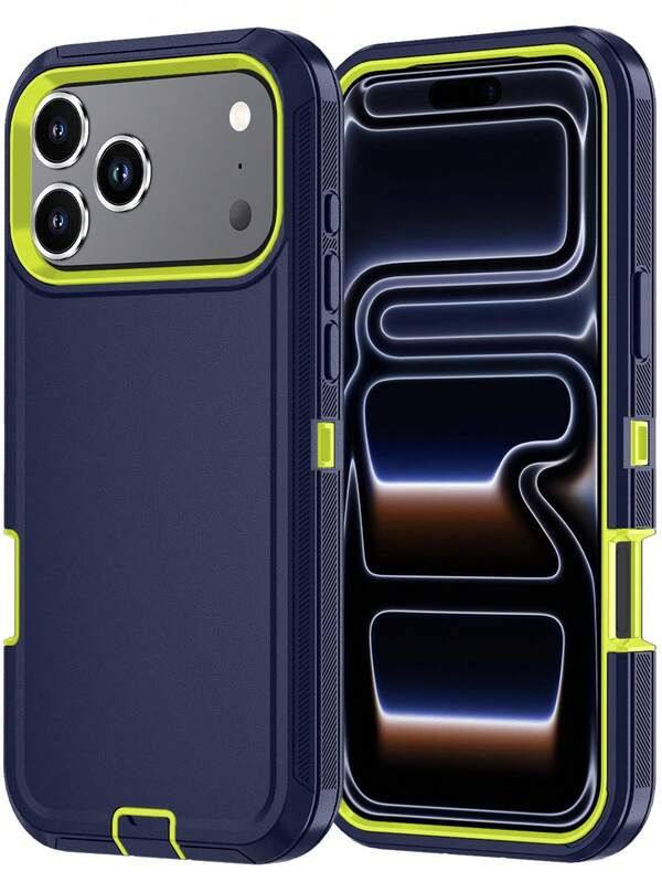 FOGEEK FOGEEK kompatibel mit iPhone 17 Pro Max Handyhülle (Mehrschichtiger Schutz) [Stoßfest] [Sturzsicher] [Rutschfest], Aufgerüstete Schutzhülle mit stabilem Ständer (3 in 1)