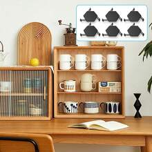 Apilables para Tazas de Café Organizador, organizador de gabinete y despensa, dispositivo apilable expandible para tazas de té y café, ahorro de espacio (6 Piezas) - 1 - Ver 6