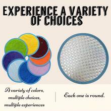 8 Stücke Sensorikkissen Set (runde Form), abriebfest und schmutzabweisend, geeignet für Partys und Veranstaltungen, verschiedene Farboptionen