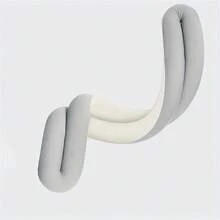 غطاء وسادة محمولة على شكل حرف U، وسادة سفر للرقبة والعمود الفقري، مناسبة للطائرة والقطار فائق السرعة والسيارة والدراجة، وقناع الرقبة