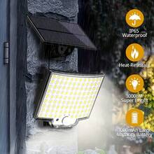 1/2/4/6/8pcs 8000W Solar LED Lights, Waterproof Outdoor Wall Lamp With Adjustable Motion Sensor And Remote Control - No Battery Needed, Suitable For Garden, House, Yard, Garage Lighting