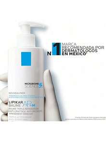 Crema Hidratante La Roche Pose Lipikar Baume AP+M Piel Seca o con Eczema 400ml Hidratación Intensiva Body Restaurador Calma Sensación Irritación Renovación Cutánea Dermatológica - Blanco - Ver 2