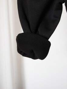 2pcs Boys Casual Fleece Jacket And Pants Set, Striped Print Pattern, Letter Graphic, Zip-Up Hooded Thick Warm Outerwear And Sweatpants, Comfortable Sporty Outfit Suitable For Outdoor Activities, Autumn/Winter