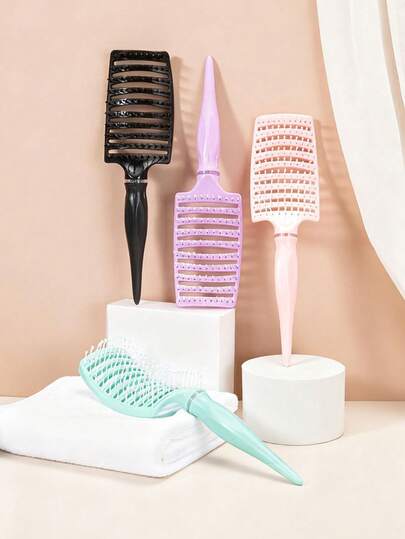 Peine de cola puntiaguda en forma de calabaza grande, peine universal de costillas puntiagudas, peine para peluquería para uso en seco y húmedo, kit de herramientas para el peinado, herramientas para el cabello