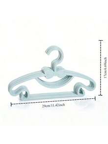 Cuier pentru haine pentru copii, 10 buc/1 buc, fabricat din material PP, suport de uscare a hainelor de acasă, suport pentru haine drăguț, antiderapant și anti-cădere, cuier pentru haine pentru nou-născuți, cuier pentru depozitarea dulapului cu papion, robust și durabil, cu cârlige, cuier multifuncțional pentru haine uscate și umede, două în unu cu fundă, potrivit pentru copii cu vârsta cuprinsă între 0 și 10 ani, cuier și clemă esențiale pentru depozitarea acasă