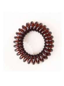 20 件女士高弹力螺旋发圈，不起皱不凹陷，不伤发，采用柔韧耐用的塑料制成，非常适合日常使用，马尾辫夹，发圈，发胶，发圈，发绳，弹力发圈，美容 - 彩色 - 查看 8