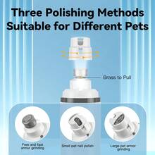 1 قطعة، مزيل أظافر كهربائي للكلاب والقطط بسرعتين مطور لعام 2025 مع ضوء LED وشاشة بطارية - هادئ لاسلكي قابل للشحن عبر USB محمول وبدون ألم لتشذيب أظافر الحيوانات الأليفة الصغيرة والكبيرة ذات الأظافر السميكة والأرجل الحساسة، لاستخدام يومي