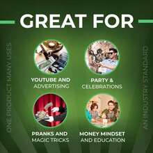 Party Games & Activitie $100 Million Dollar Toy Money Banknotes | 100 Novel $1 Million Dollar Replicas, High Quality, For Entertainment Party Celebration Props, Prank Magic Shows | Industry Approved - 1億 - 查看 2
