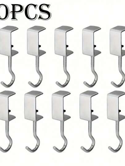 3 piezas Ganchos portátiles para bolsas de escritorio, Ganchos para bolsas de estudiantes en el aula, Ganchos para maletines de escritorio, Ganchos laterales para escritorio, Diseño antideslizante, Ganchos de escritorio móviles extraíbles, Capacidad de carga resistente, Útiles escolares, para el hogar y la oficina