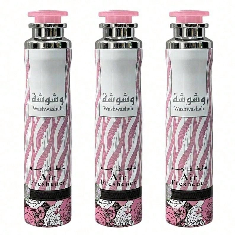Lattafa Pack Of 3 Washwashah 300ML Air Freshener Home Fragrance - Washwashah - 查看 1