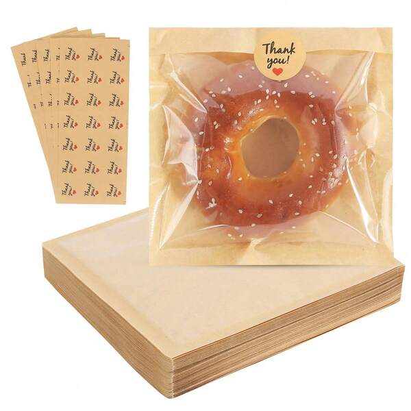 Cookie Bags With Seal Baked Goods Packaging Cookie Bags For Gift Giving Cookies Packaging Supplies
