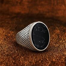 1 chiếc nhẫn thép không gỉ màu ngọc lam 3 màu độc đáo dành cho cả nam và nữ, món quà tuyệt vời dành cho bố, mẹ, đồng nghiệp, bạn bè, bạn trai, các cặp đôi - nhẫn - Xem 5