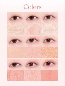 Dasique Eyeshadow Palette, High Pigmentation, Long-Lasting, Easy To Apply, Smooth, Vegan, No Animal Testing, Charming Rose Color Tones, Fashion Cosmetics, Suitable For Christmas, Back To School, Wedding, Bride, Summer, Valentine's Day, Vacation - #23 San hô mùa hè - Xem 9