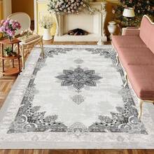 Luxury Carpet - Suitable For Living Room, Bedroom, Dining Room, Office, Vintage Bohemian Style Home Decor Carpet, Non-Slip Washable Polyester Rug