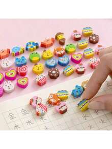 600 Random Style Cute Rubber Set - Miniature Animal Erasers For Classroom Rewards And Party Gifts, Collectable Table Pets - Various Fun Pet Style Stationery, Perfect Student Rewards And Chest Filling Reward Boxes, Fun Erasers, Classroom, Cute Rubber Tools [Note Size, They're Small] - Multicolor - View 4