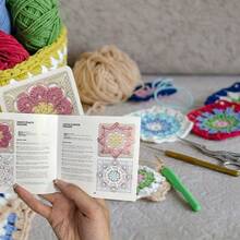 50 Granny Square Crochet Cards Set - Detailed Step-By-Step Instructions And Patterns, Exclusive To Handmade DIY Knitters, Perfect Gift For The Holidays! - 50 Models/1 Set - View 9