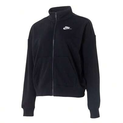 Nike Chaqueta/Abrigo para mujer AS W NSW CLUB FLC LOOSE TRK J, Chaqueta cómoda para uso diario, al aire libre, viajes, HV2734-010