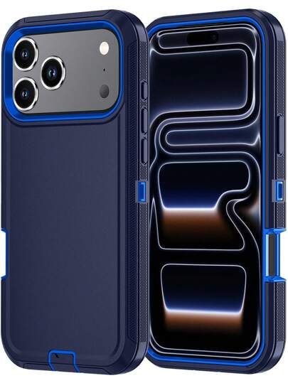 FOGEEK FOGEEK Kompatibel mit iPhone 17 Pro Max Mehrschichtiges Schutzhülle [Stoßfest] [Sturzsicher] [Rutschfest], Aufgerüstete Schutzhülle mit Ständer (3 in 1)