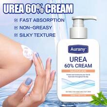 AURANY 60% Urea Cream + Salicylic Acid - Suitable For Dry Skin, Foot Care Cream, Also For Feet, Knees, Hands, Elbows. This Urea Foot Cream With Salicylic Acid Helps Maintain Skin Moisture, Nourish Skin, And Provide Long-Lasting Hydration - 200ml - Multicolor - View 5