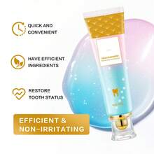 Pasta de dientes blanqueadora con niacinamida, agente blanqueador de encías y dientes, probióticos que eliminan el mal aliento y mantienen la boca fresca, la niacinamida repara y protege los dientes, restaura el blanco natural de los dientes, refresca el aliento, imprescindible para viajes y familias, 100g