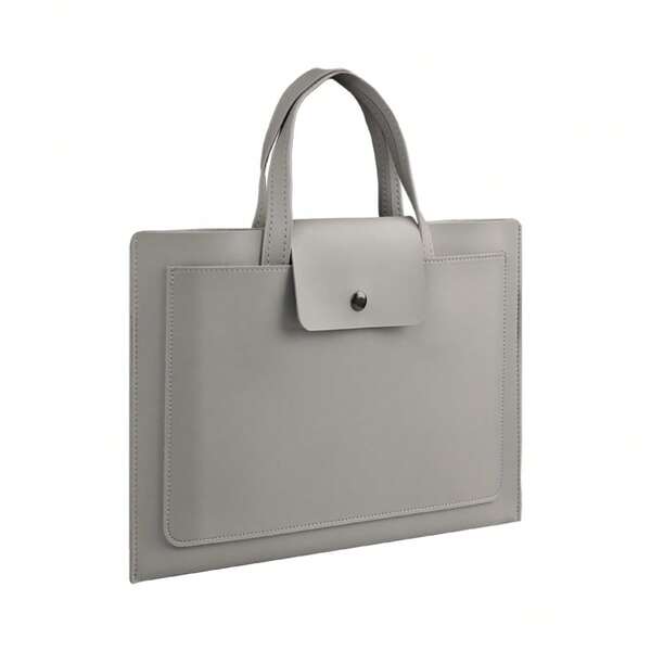 Laptoptasche-Hülle, Laptop-Aktentasche, wasserdichte Leder Laptop-Tasche, Umhängetasche, schlanke PC-Tragetasche für Notebooks