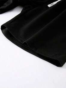 Japanese Dragon Bermuda Shorts 100% Cotton Creative Look With A Comfortable Touch - 黑色 - 查看 3
