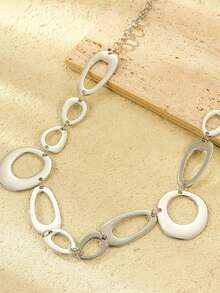 17KM 3pcs Simple Chain Body Jewelry Set For Women, Waist Chain Body Chain Necklace, Suitable For Summer Vacation, Date, Gift, Casual, Party - Gold - View 8