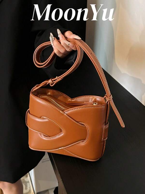 Women's Crossbody Bag, Fashionable Patchwork Design