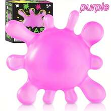 1Pcs New Virus Shape Pinch Le Decompression Toy, Slow Rebound Venting Toy, Casual Holiday Gift, High-Value Dopamine Color - 藍色 - 查看 2