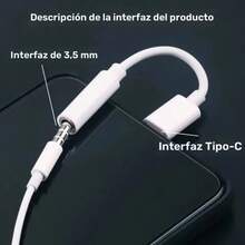 1/2/5/10PCS Adaptador De Conector Usb Tipo C A Jack De Auriculares Hembra De 3,5 Mm, Cable Auxiliar Usb C A Dongle De Audio Compatible, El Conector Macho Usb C A Hembra De 3,5 Mm Funciona Bien Con Todos Los Dispositivos Tipo C: Galaxys23 S23+ S23 Ultra, S22 S22+ S22 Ultra, S21 S21+ S21 Ultra, S20 Ultra S20 Z Flip S20+ S10 S9 S8 Plus, Pixel 5 4 3 2 Xl, Compatible Con Iphone 15 Plus Iphone15 Pro Max, Ipad Pro 2020/2018, Y Más. - 2 piezas - Ver 5