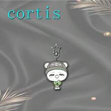 CORTIS Kpop 偶像团体亚克力星星装饰包饰，可爱卡通配饰，送给朋友的可爱礼物，钥匙扣吊坠，适合 CORTIS 成员：Ahn Keon-Ho、Zhao Yufan、Yan Cheng-Xuan、James - 彩色 - 查看 6