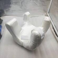 1 pièce Oreiller de visage ergonomique sans défaut - Mousse à mémoire de forme douce, coussin de sommeil sans rides pour dormir sur le dos, multi-usage, oreiller de sommeil de beauté toutes saisons avec housse tissée lavable à sec