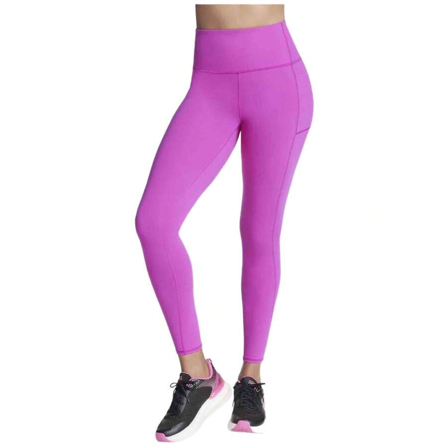 Skechers Leggings W03LG30BPKPR für Frauen in Farbe Lila - Violett - Übersicht 1