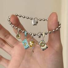 Vintage Sun Moon Star Bracelet Unique Bracelet For Women - Bạc - Xem 2