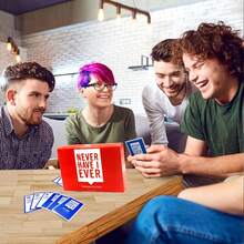 1 Peça Jogo de Cartas Nunca Tive Eu Edição Pré-Jogo | Jogos Divertidos para Festa à Noite para Adultos, Estudantes Universitários, Jogos Criativos de Feriados, Halloween, Natal | Para 3+ Jogadores | Idade 17+