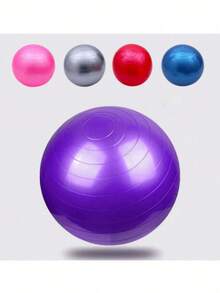 5 Sizes Yoga Ball, Fitness Ball, Birthing Ball For Pregnant Women, Physical Therapy, Balance, Stability, Workout, Office Ball Chair, With Quick Pump, Smooth Multi-Color