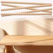 5pcs Bobbin Wood Trim Decorative Half Round Beaded Molding Sticks, Unfinished Bobbin Molding For DIY Decor, Cabinets, Furniture, Paneling, Board And Batten Projects - Multicolor - View 3