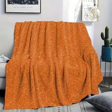 Piece Bright Orange Pumpkin Flannel Blanket - Super Soft All-Season Multi-Purpose Sofa, Camping Travel And Gift - Machine Washable Cozy Home Decor, Simple Elegant Design, Thick Plush Texture, Versatile Shawl/Blanket: Durable, Comfy, Breathable, Easy-Care. Multi-Use: Bed/Sofa/Camp/Travel/Office/Car/Desk. Events: NY/V-Day/Fall/StPats/Halloween/Tgiving/Xmas/Solstice/Easter/Mom&Dad/July4/LaborDay. Patterns: Cheetah/Stripe/Plaid/Houndstooth/Geo/Animal/Botanical/Abstract/US Flag/Holiday Plaid. Types: Throw/Stitch/Hand-Stitched/Thermal/Flannel/Microfiber/Bamboo. Fringe/Tassels/Poms. Fabrics: Sherpa/Chunky/Cable Knit. Features: All-Season, Light Warmth, Anti-Pilling, Gift-Wrap. - Nhiều màu - Xem 1