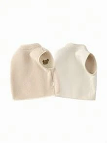 Balabala 2025秋冬款少女双面背心，男童女童羊羔绒外套