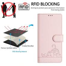 ZZXX Ví da cao cấp hình mèo con dập nổi, có khe đựng thẻ, chống RFID, chân đế, dây đeo tay, nắp gập từ tính, chất liệu da nhân tạo cao cấp, tương thích với iPhone Air 17 Pro Max 16e 15 Plus 14 13 Mini 12 11 XS XR 8 7 SE2, tương thích với Samsung, tương thích với Galaxy ForGoogle, tương thích với Pixel 9 Pro XL 9a 8a 7a 6a, tương thích với , tương thích với Redmi, tương thích với Poco, tương thích với ForHonor. Túi đựng thẻ chống sốc, bảo vệ, phiên bản quốc tế, không phải phiên bản nội địa. - Hồng - Xem 7
