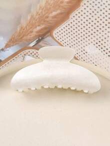 1pc Medium 8.8cm/3.46in Candy Color Hair Clip, High Quality Elegant Hair Claw Hair Accessory, Suitable For Daily, Casual, Outfit Matching Winter Hair Clutch Elegant Claw Clips