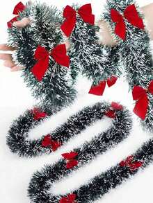 1 pieza Decoración de árbol de Navidad de 78 pulgadas, decoración de guirnalda y accesorios para fiestas, guirnalda de árbol de Navidad, diseño de escena, plantas artificiales, decoraciones para fiestas y días festivos, decoración navideña, decoraciones de Año Nuevo