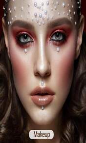 BlingKingdom 660pcs Self Adhesive Pearl Stickers Flat Back Pearls For Craft Hair Face Makeup Nail Cell Phone Scrapbooking Decor, 4 Size 3mm_4mm_5mm_6mm (White)