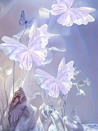 1 件 50 厘米丝线人造花蝴蝶、人造婚礼蝴蝶装饰、3D 蝴蝶墙面装饰、丝绸人造蝴蝶、婚礼装饰、婚礼场地装饰、户外花园装饰、商店橱窗生日主题派对、夏季装饰、家居客厅装饰、花环装饰、大型花卉装饰、桌面中心装饰、庭院阳台装饰、墙壁装饰、礼物。